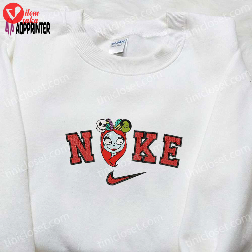 Nike x sally minnie mouse ears embroidered shirt: disney halloween inspired