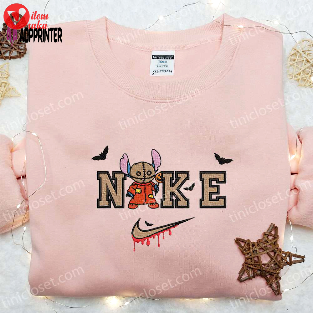 Nike x stitch sam trick or treat embroidered sweatshirt & disney characters hoodie: best halloween gift ideas
