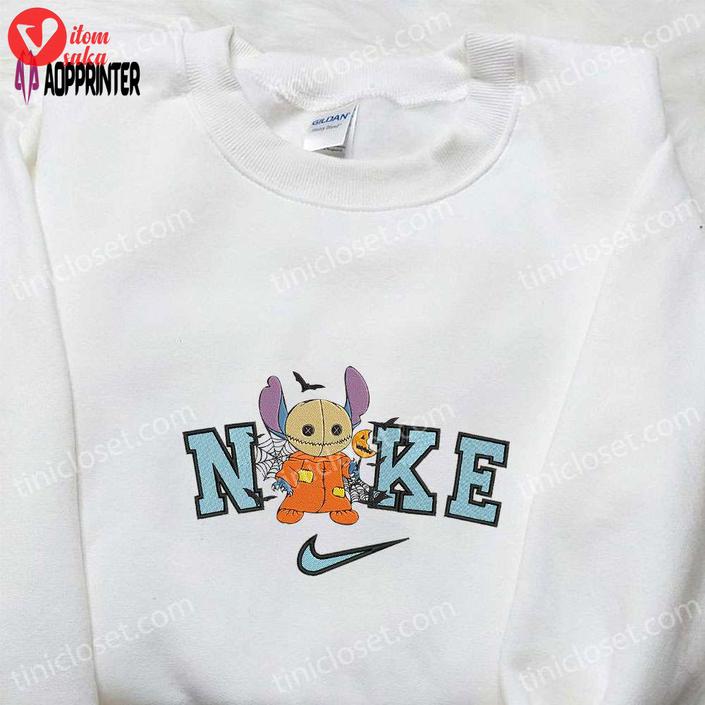 Nike x stitch sam trick r treat embroidered t-shirt & hoodie: best family gifts