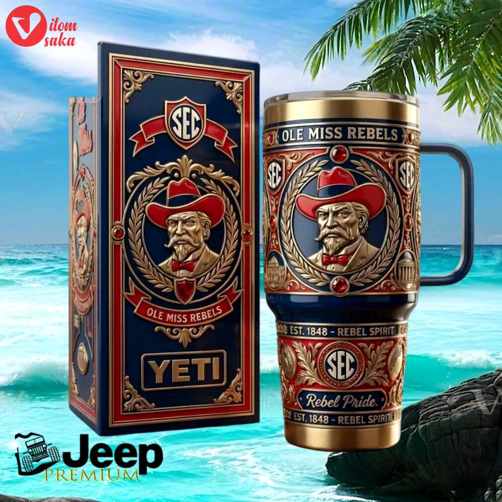 Ole miss rebels sec rebel pride est 1848 ncaa collegiate gifts stainless steel insulated tumbler