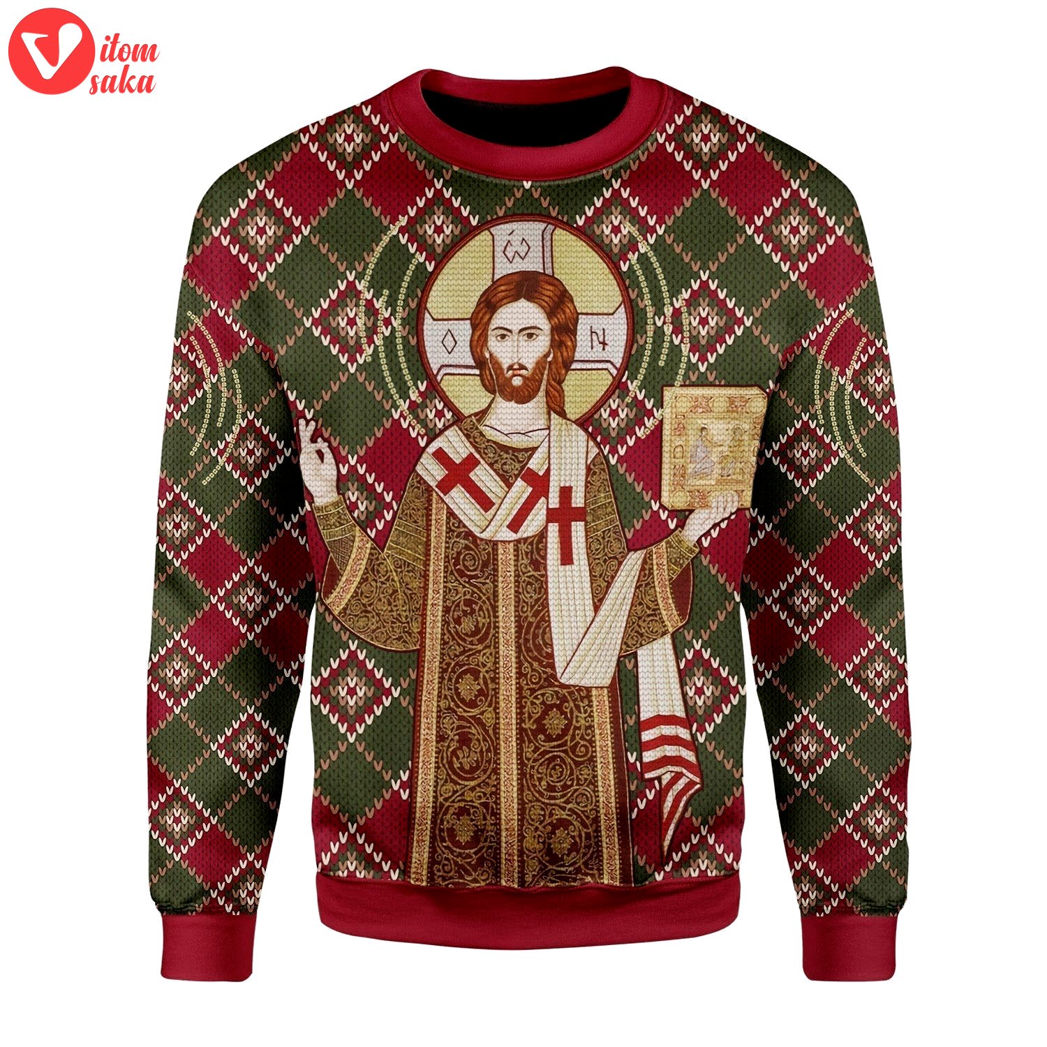 Orthodox christianity christmas sweater – stormmerch exclusive