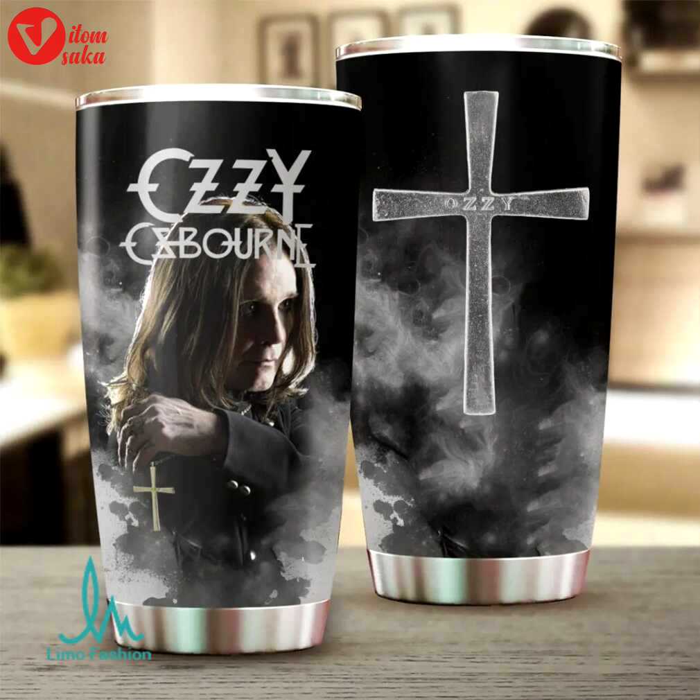 Ozzy osbourne prince of darkness stainless steel tumbler