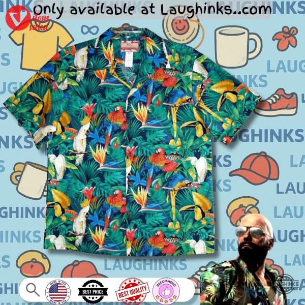 Paradise parrots toucans max payne 3 hawaiian shirt