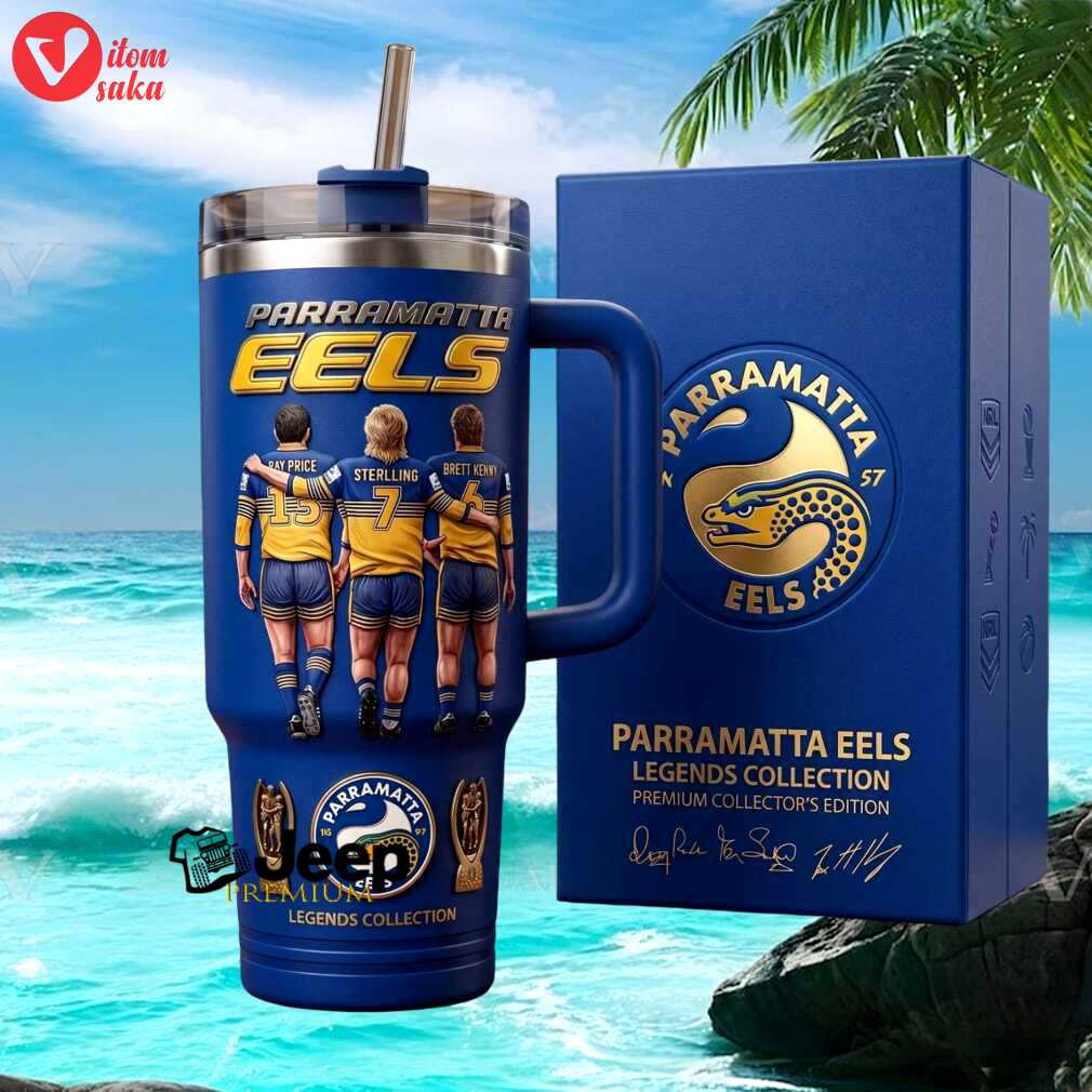 Parramatta eels legends collection price sterling kenny nrl fan vintage gift stainless steel insulated tumbler