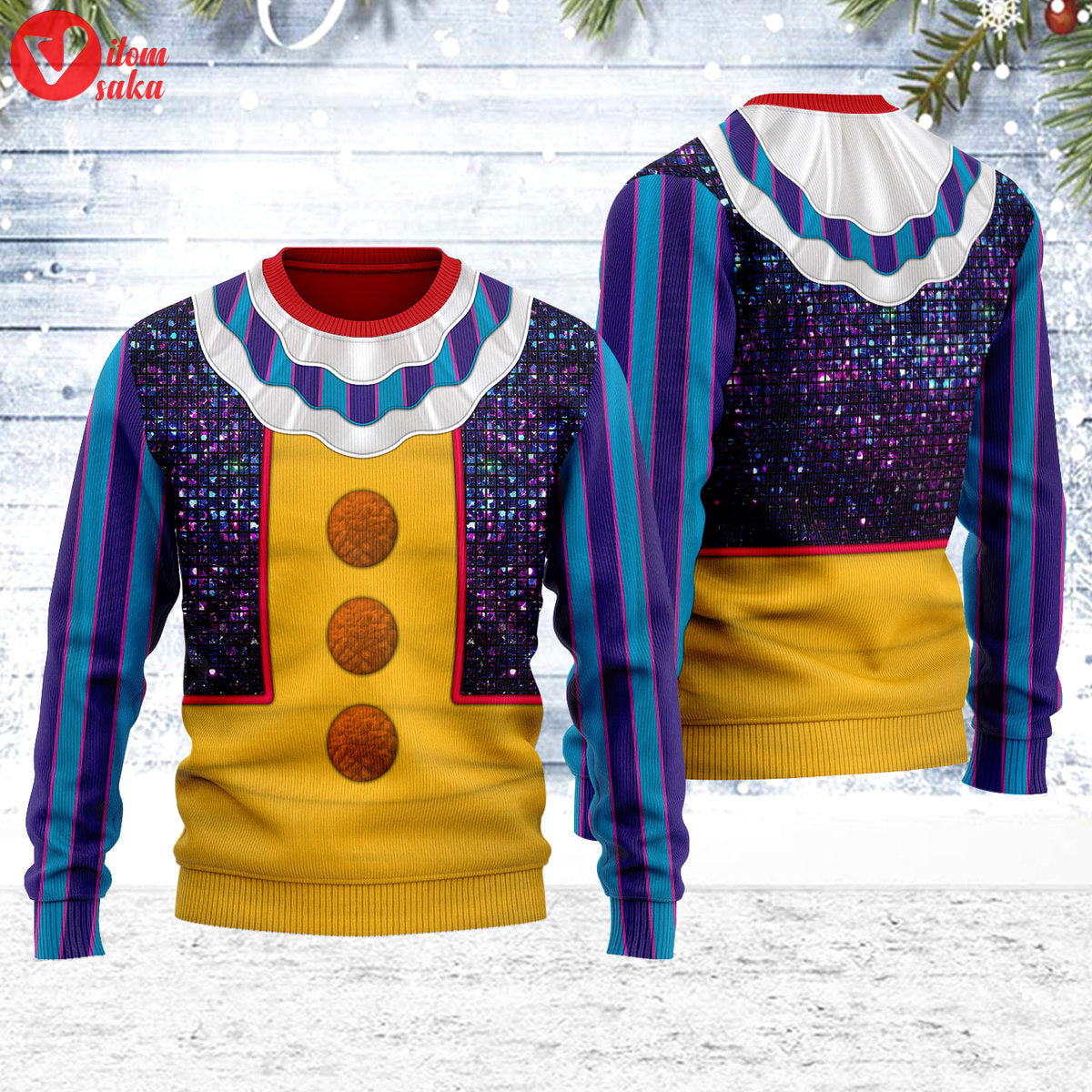 Pennywise 1990 ugly christmas sweater – stormmerch exclusive