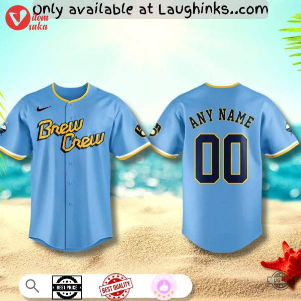 Personalized milwaukee brewers city connect hawaiian shirt giveaway 2022
