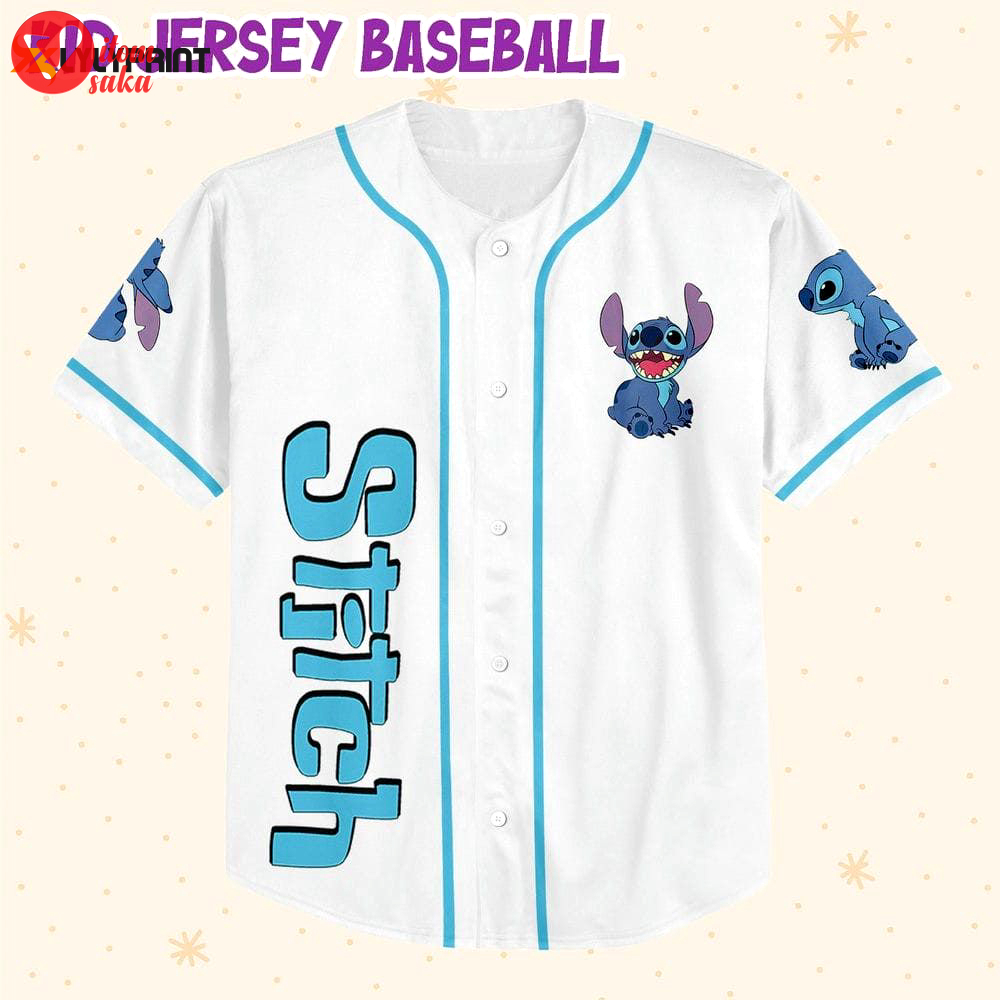 Personalized vintage disney stitch love life baseball jersey