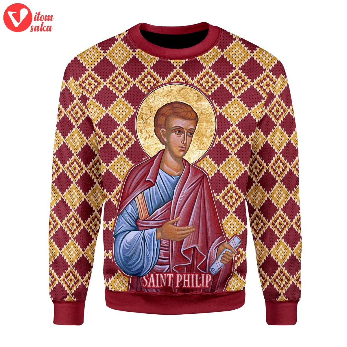Philip the apostle christmas sweater – stormmerch exclusive