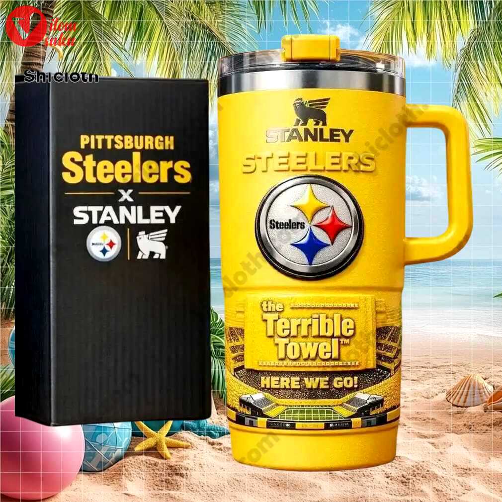 Pittsburgh steelers x stanley the terrible towel here we go edition tumbler