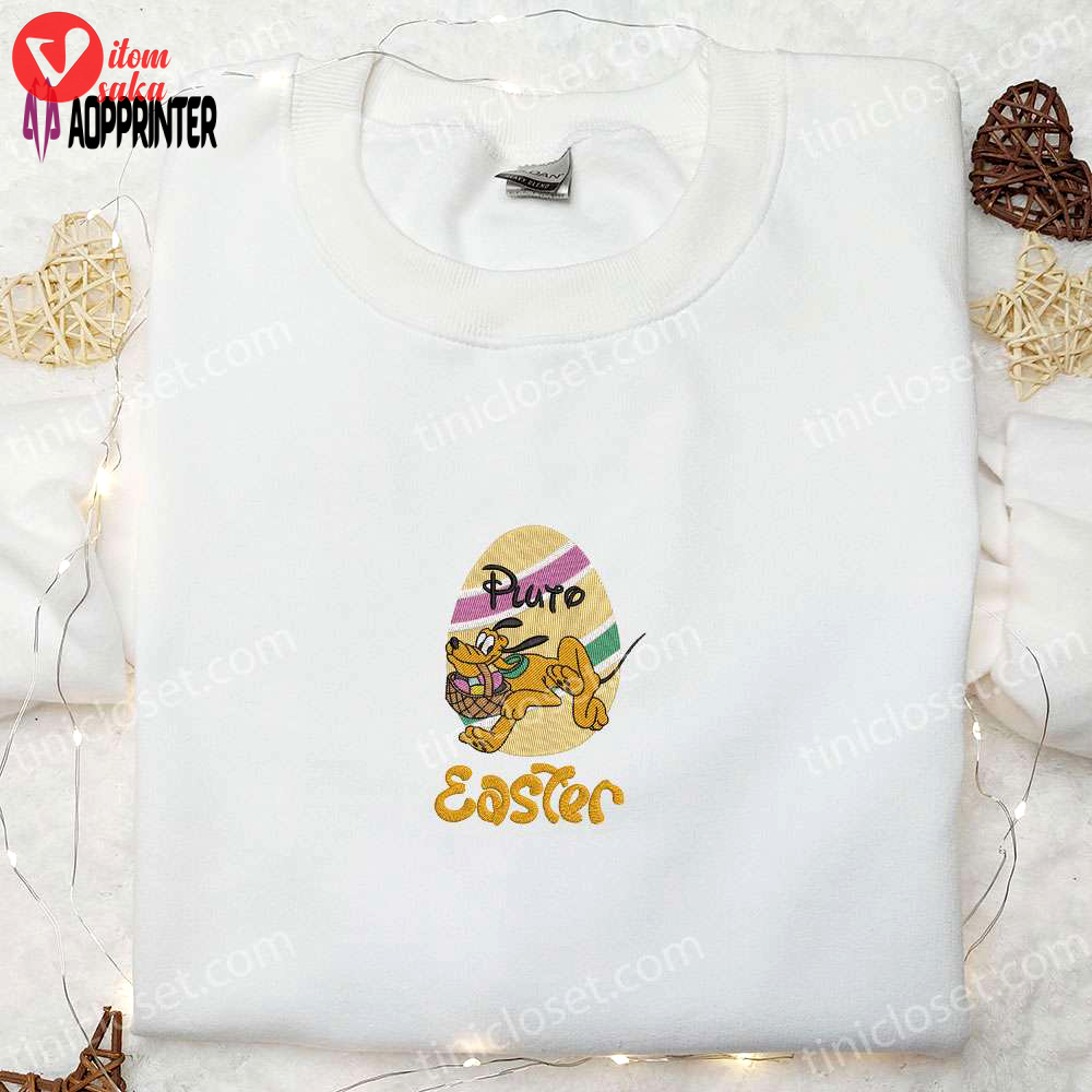 Pluto easter egg shirt disney characters hoodie – best thanksgiving gift idea