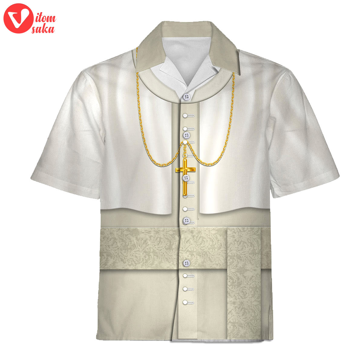 Pope john paul ii vestment christian religion eastern orthodox hawaiian shirt – stormmerch exclusive