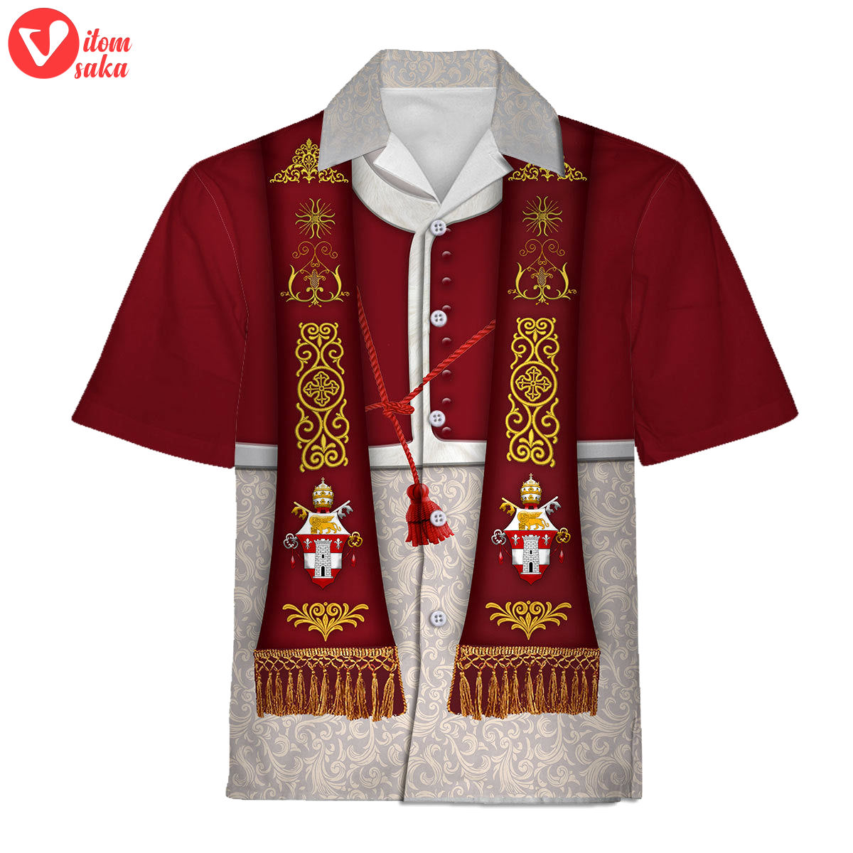 Pope john xxiii vestment hawaiian shirt – stormmerch exclusive