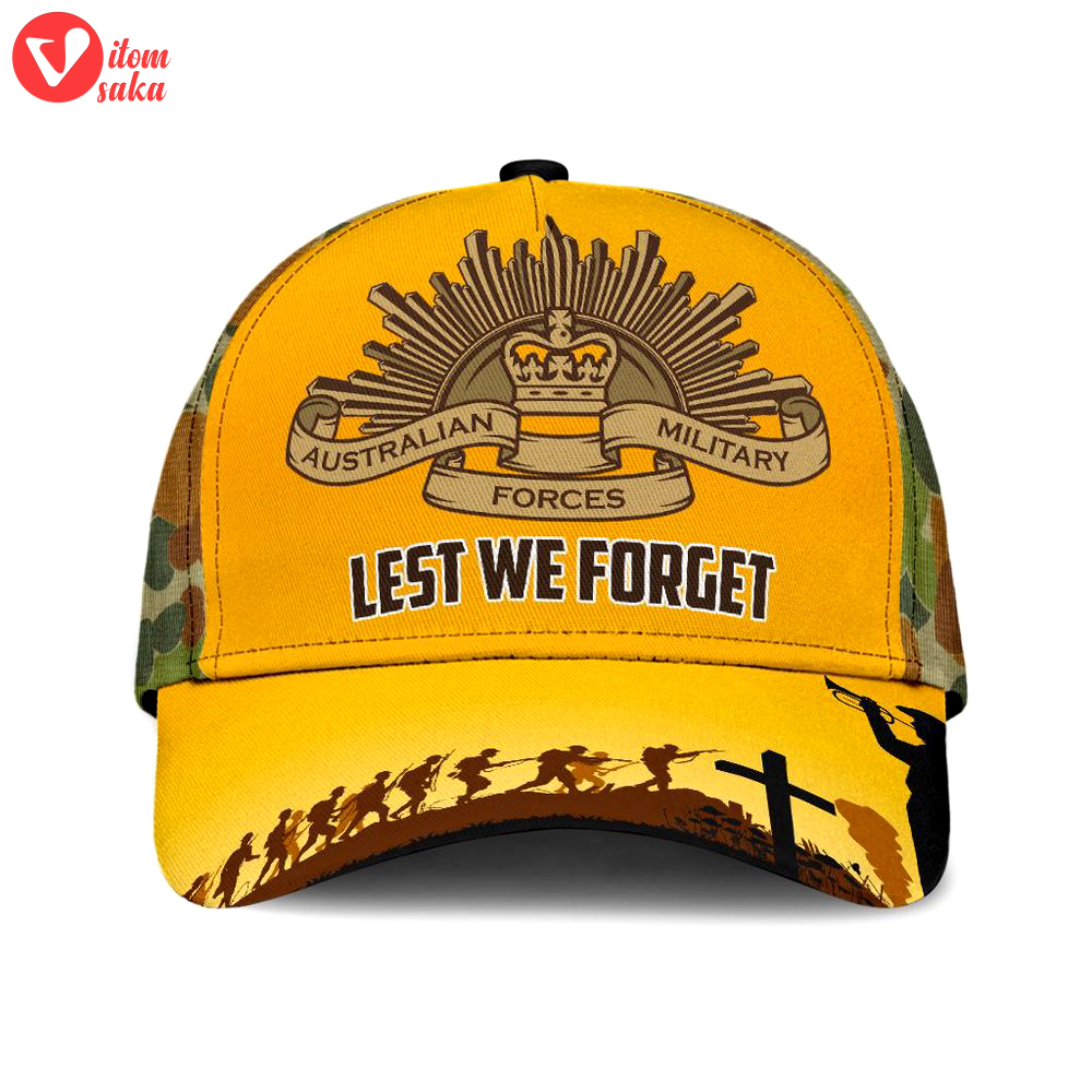 Premium anzac day lest we forget 3d printed cap tn printed baseball cap gift