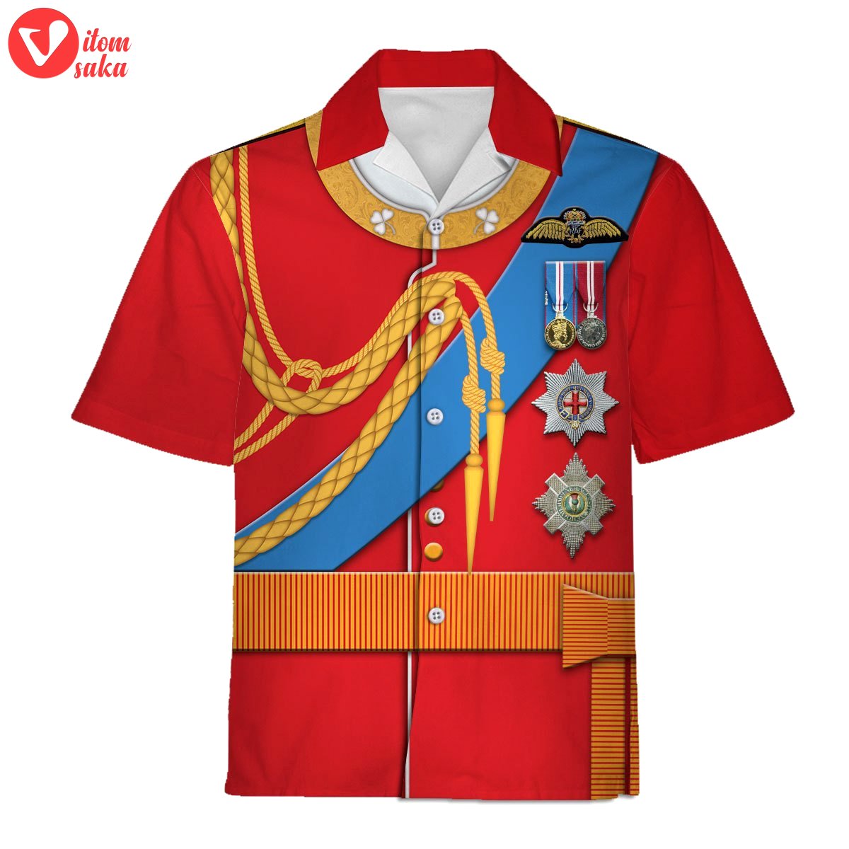 Prince william hawaiian shirt – stormmerch exclusive