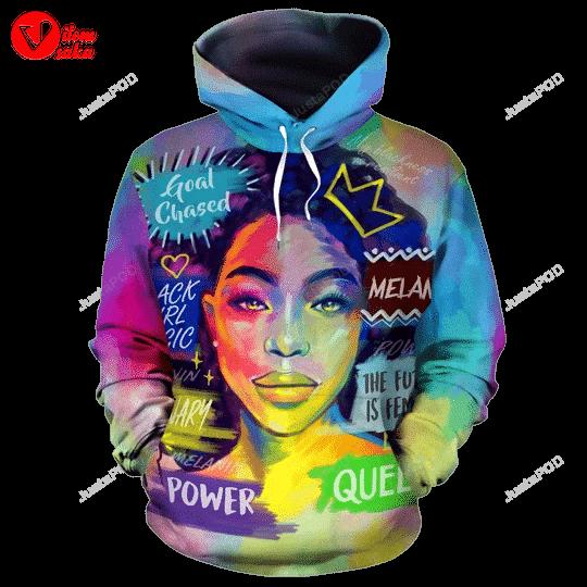 Queen colorful 3d all over print hoodie, zip-up hoodie