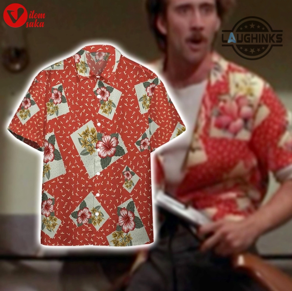 Raising arizona hawaiian shirt and shorts men raising arizona hi mcdunnough shirt replica for sale herbert h i mcdunnough nicolas cage in raising arizona costume