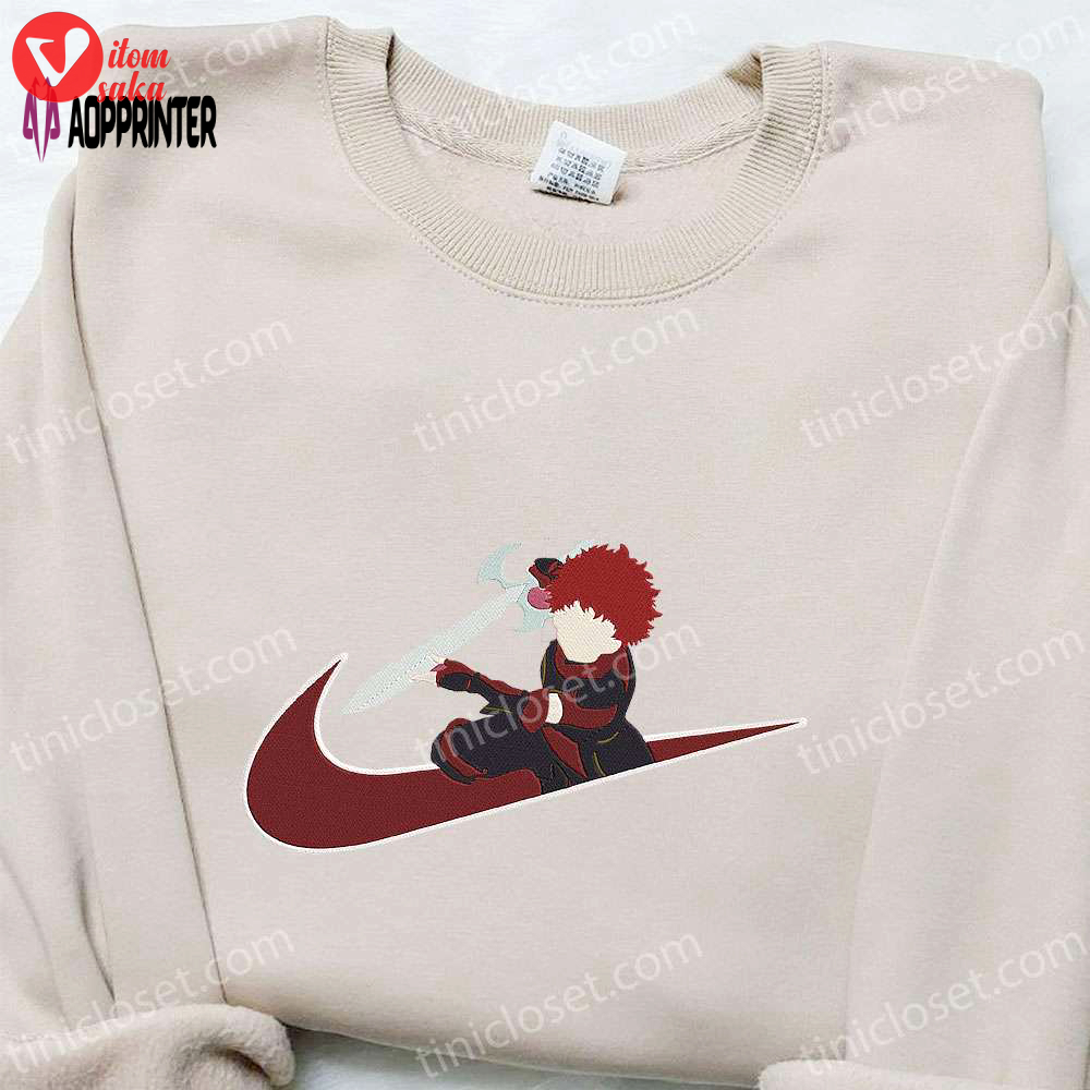 Ranta x swoosh anime embroidered sweatshirt – nike inspired shirt