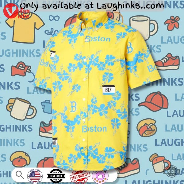 Reyn spooner boston red sox city connect hawaiian shirt replica