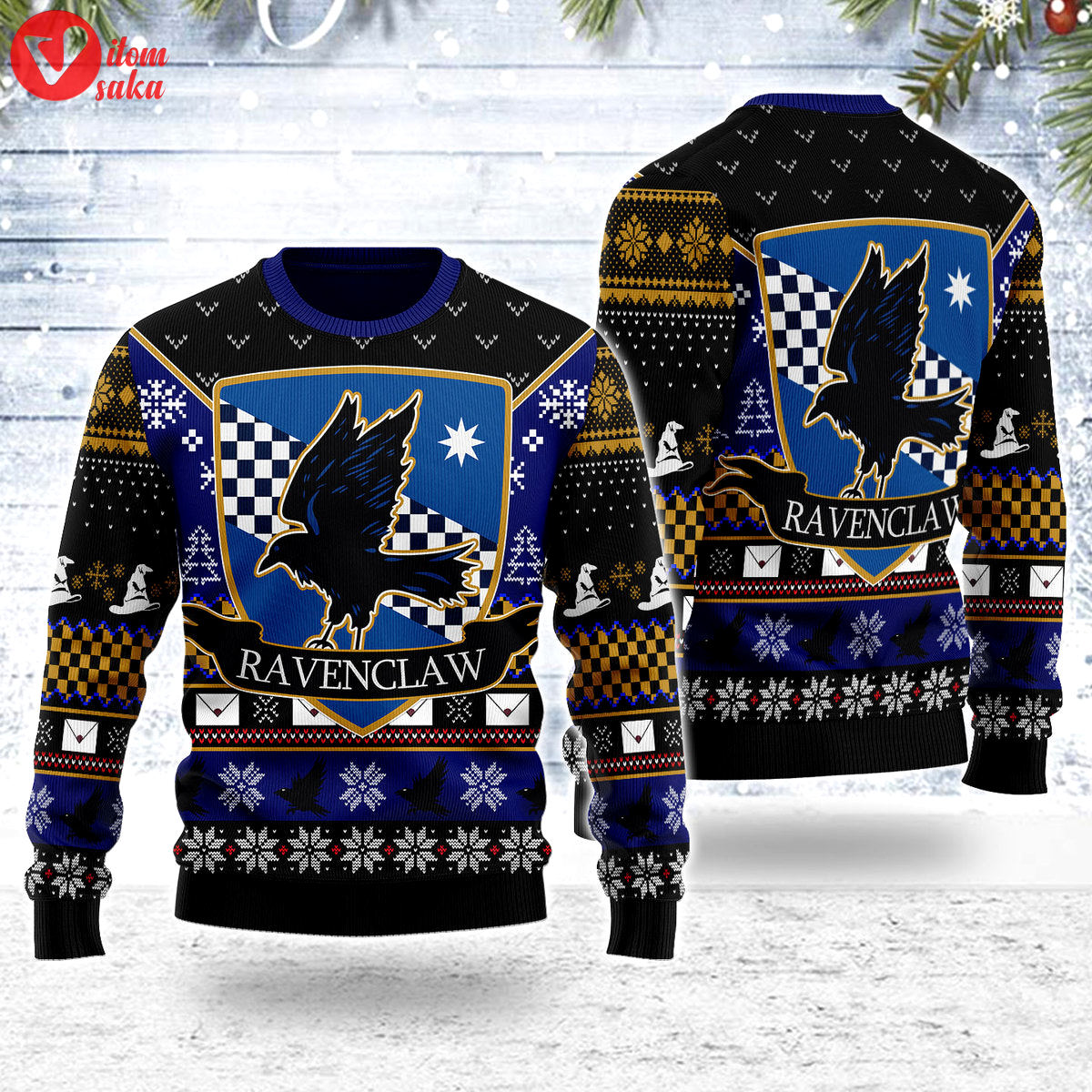 Run ravenclaw run christmas sweater – stormmerch exclusive