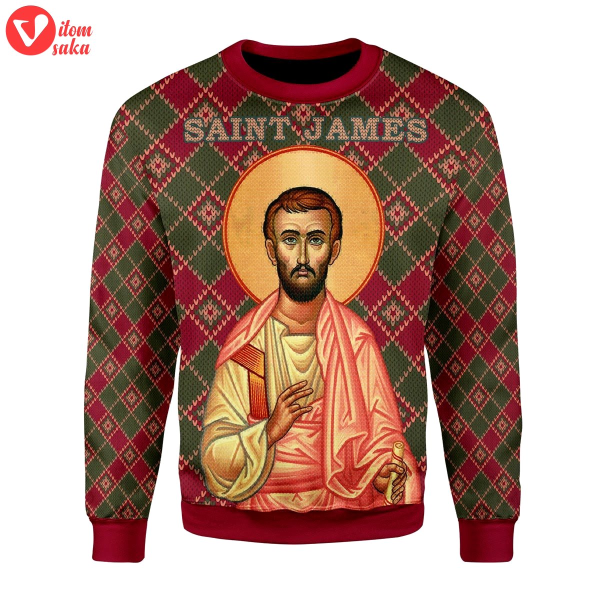 Saint james the less christmas sweater – stormmerch exclusive