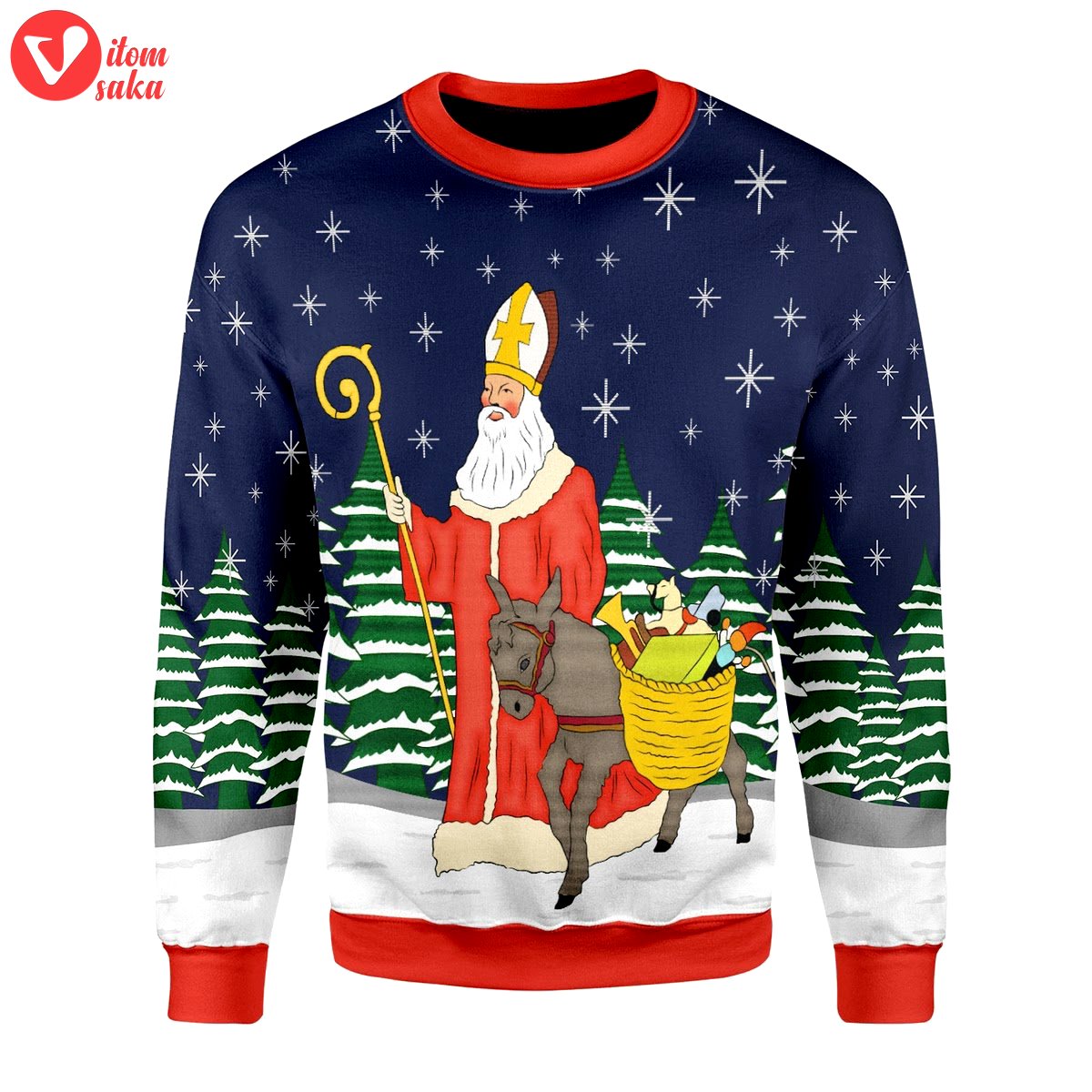 Saint nicholas christmas sweater – stormmerch exclusive