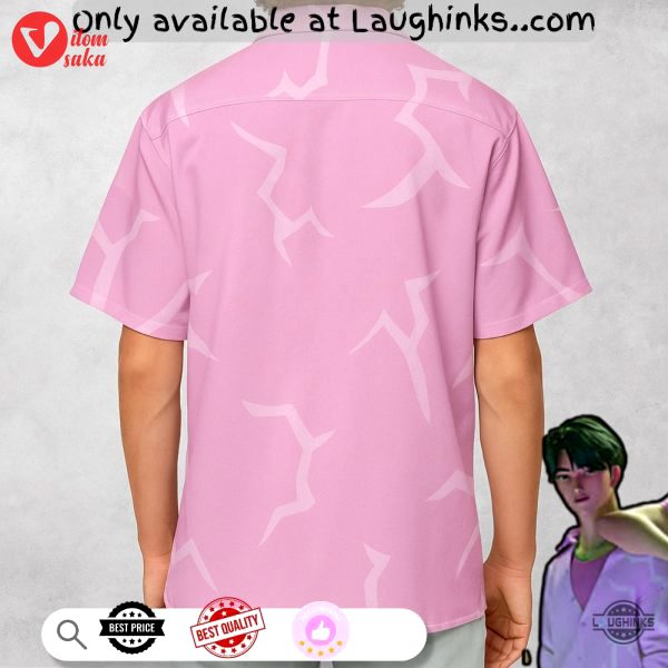 Saja boys pink jinu cosplay hawaiian shirt