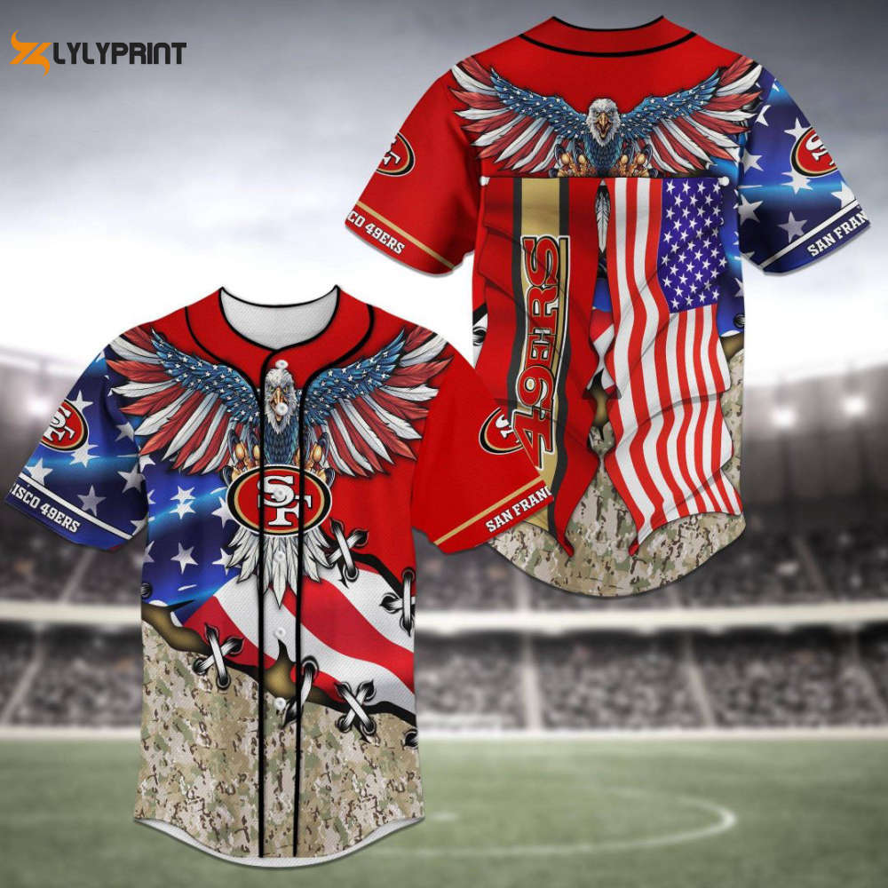 San francisco 49ers baseball jersey