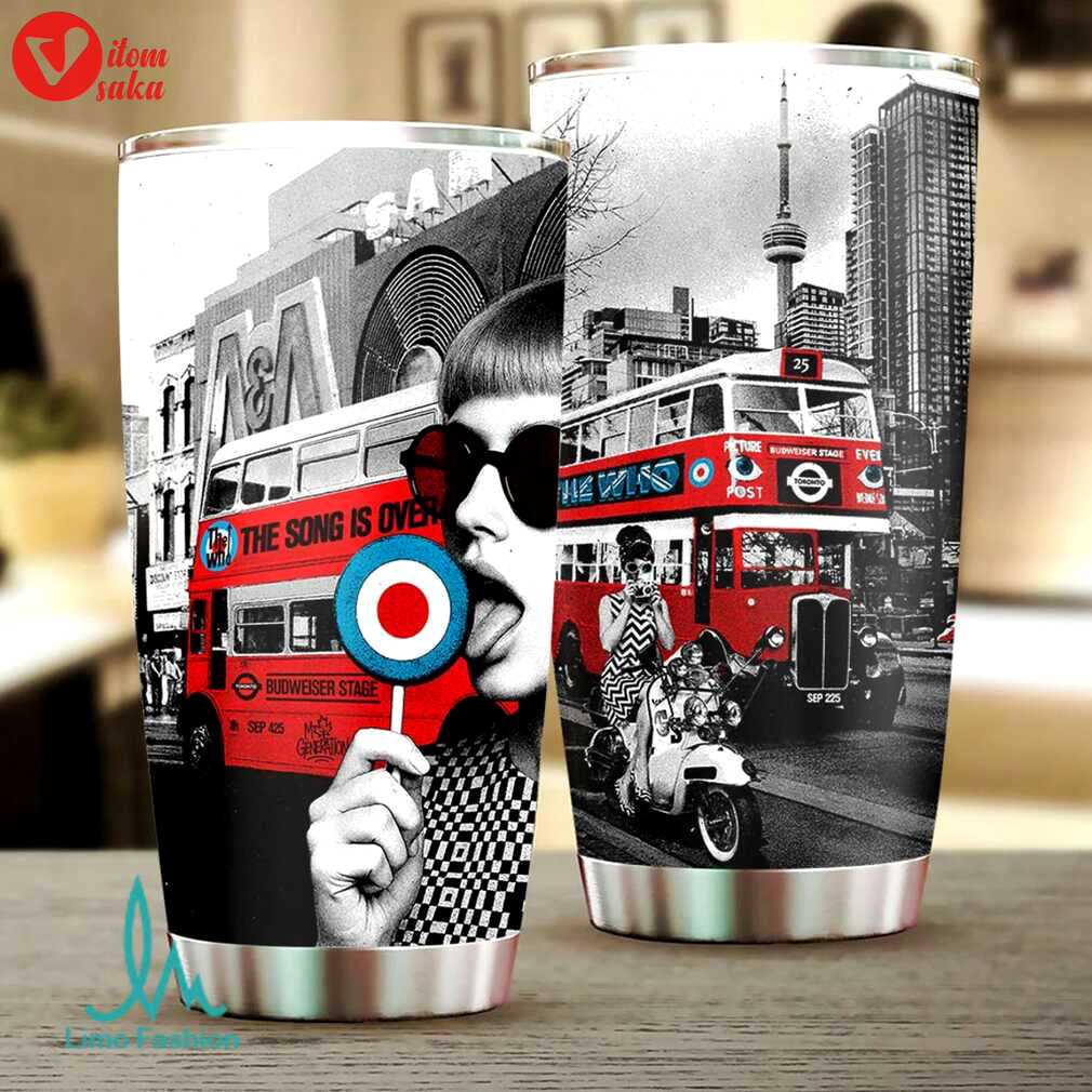 Sixties scooter stainless steel tumbler