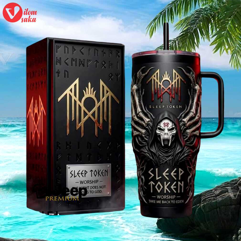 Sleep token band worship take me back to eden ritual 40oz tumbler