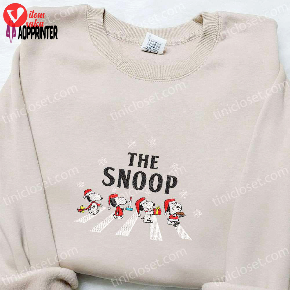 Snoop the beatles christmas shirt & hoodie: perfect family gifts – cartoon embroidered best holiday present