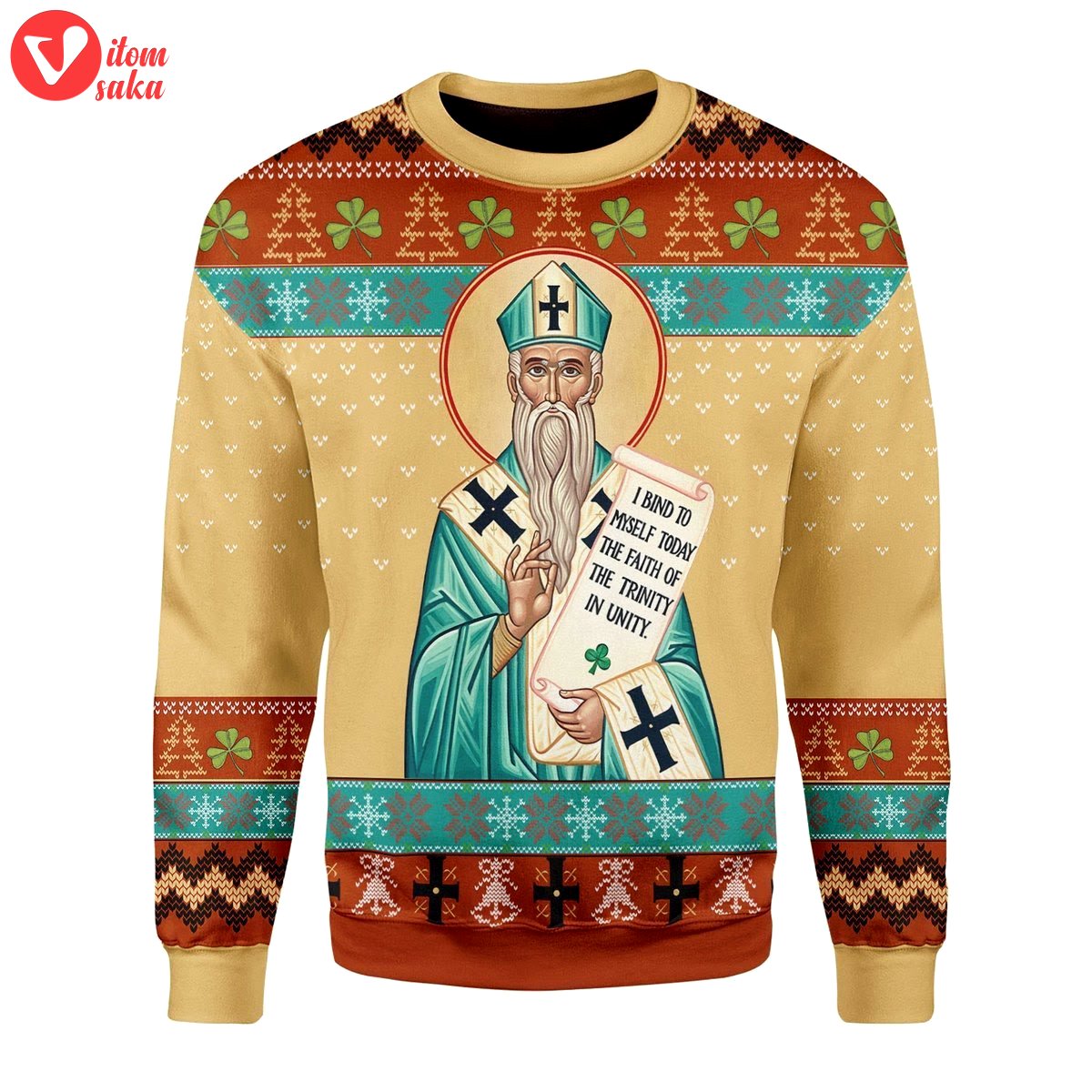 St. patrick ugly christmas sweater – stormmerch exclusive