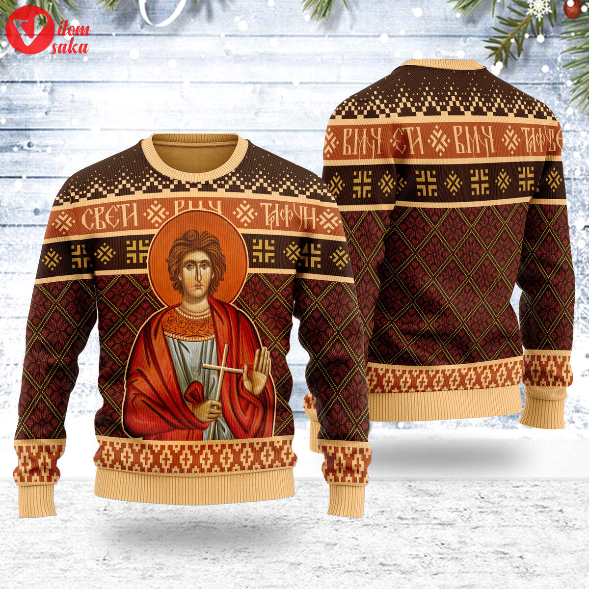 St. trifun christmas sweater – stormmerch exclusive