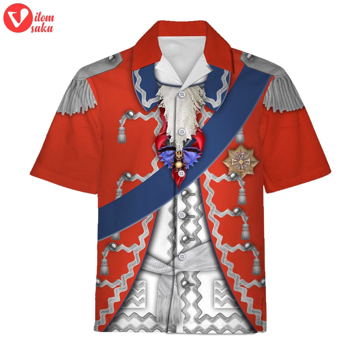 Stanislaw august poniatowski (king of poland) hawaiian shirt – stormmerch exclusive
