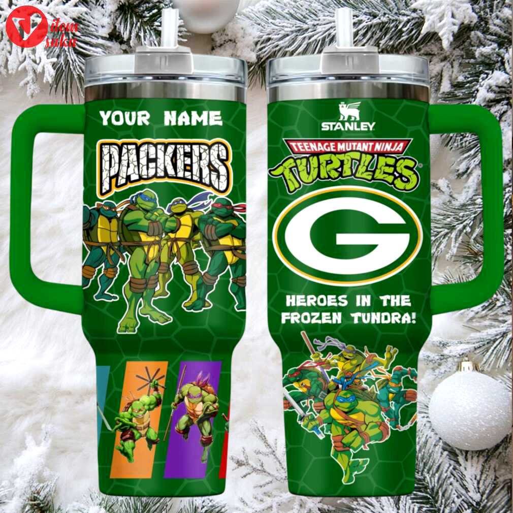 Stanley green bay packers teenage mutant ninja turtles tumbler with handle