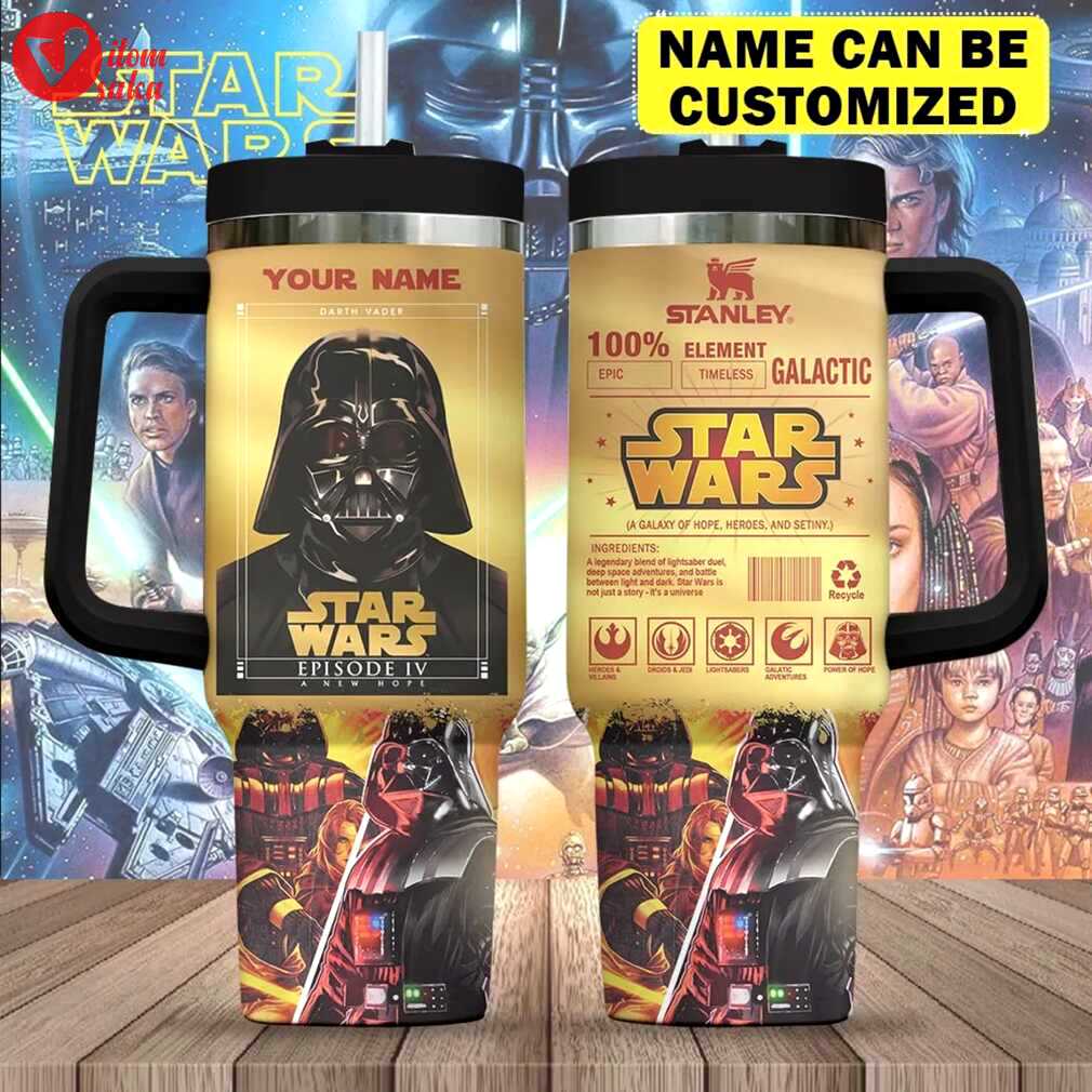 Star wars darth vader a new hope custom name stainless steel tumbler