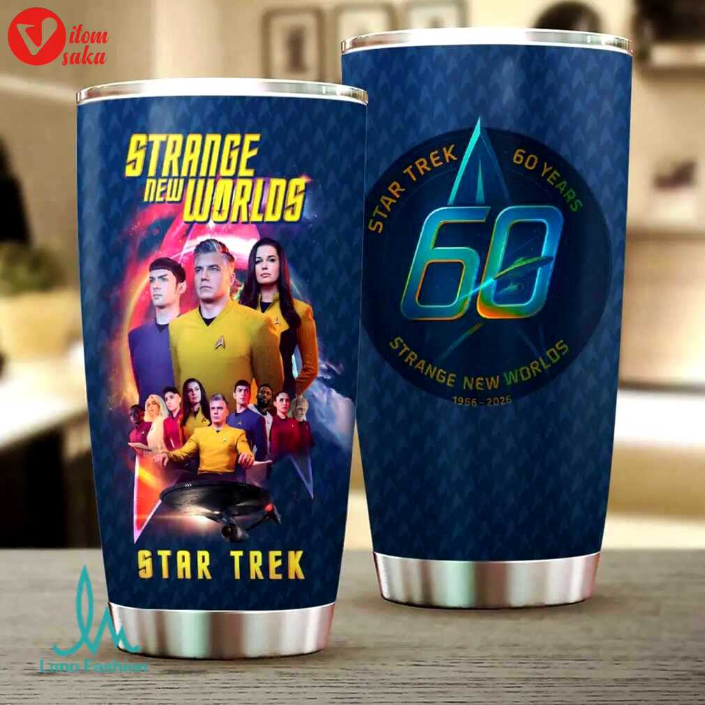 Strange new worlds 60th anniversary stainless steel tumbler