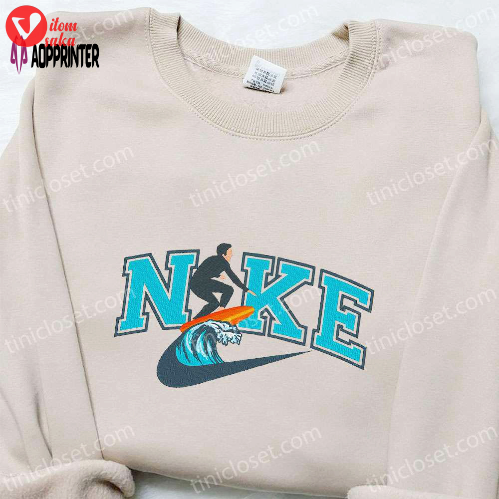 Suffer x nike embroidered shirt sport hoodie custom t-shirt exclusive nike embroidery