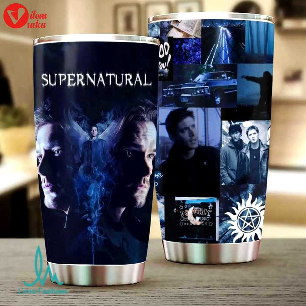 Supernatural dean & sam winchester insulated tumbler