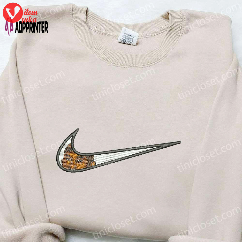 Swoosh x kobe bryant sport embroidered sweatshirt – nba shirt best gift ideas for family