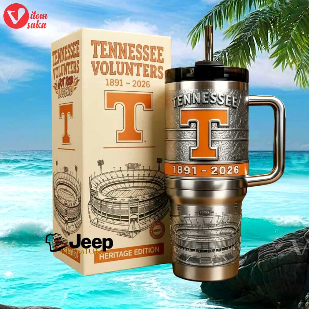 Tennessee volunteers heritage edition 1891 2026 custom engraved stadium tumbler tumbler