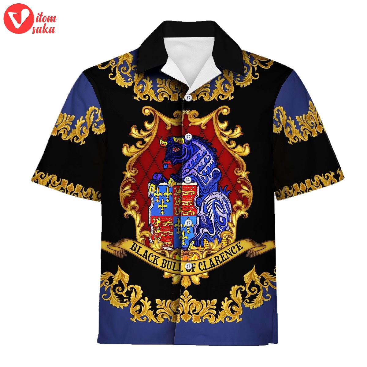 The black bull of clarence hawaiian shirt – stormmerch exclusive