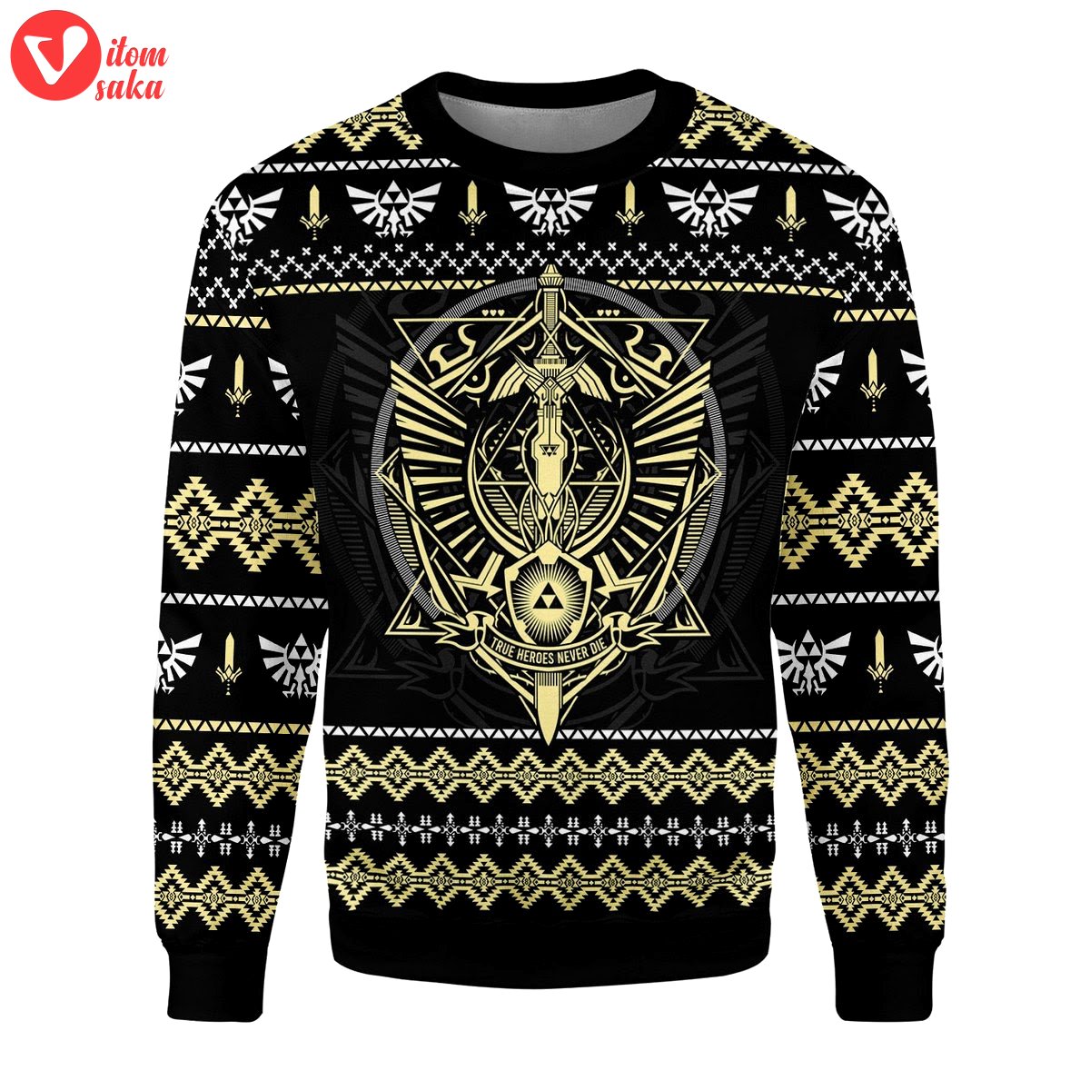 The legend of zelda christmas sweater – stormmerch exclusive