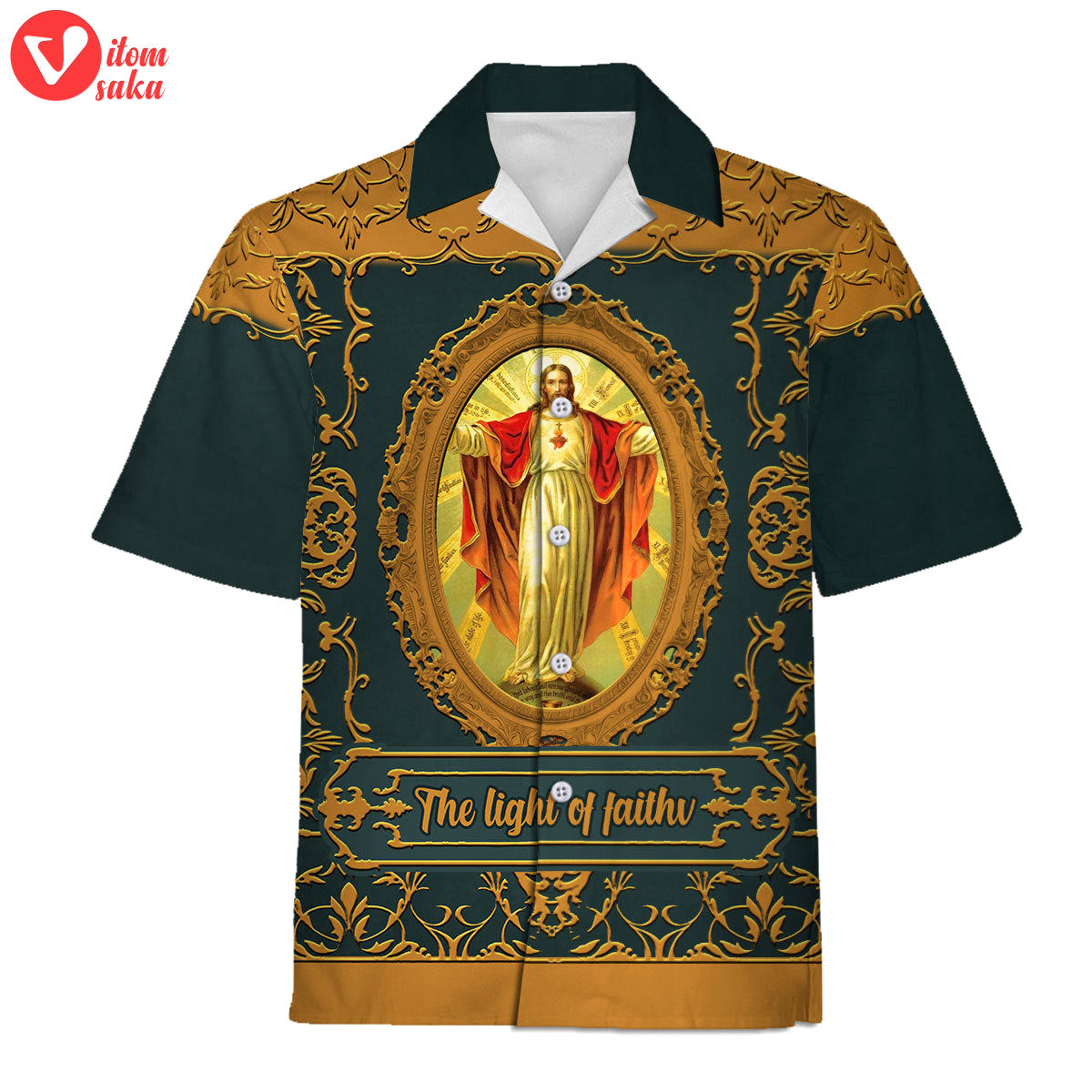 The light of faith jesus christ hawaiian shirt – stormmerch exclusive