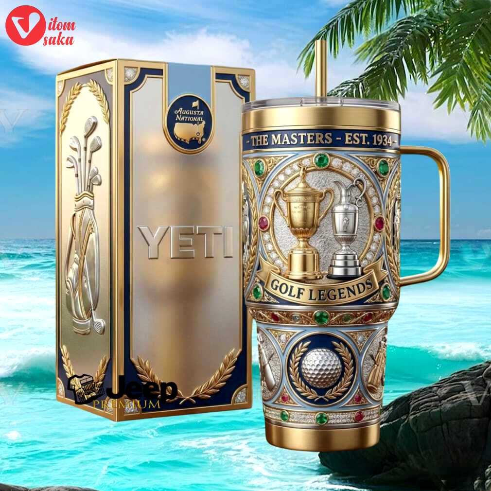 The masters golf legends augusta national est 1934 luxury tumbler