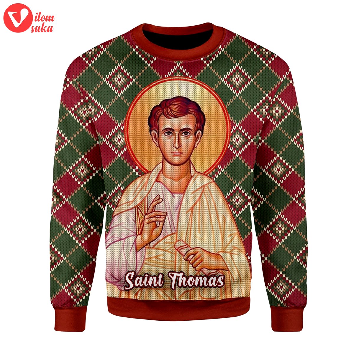Thomas the apostle christmas sweater – stormmerch exclusive