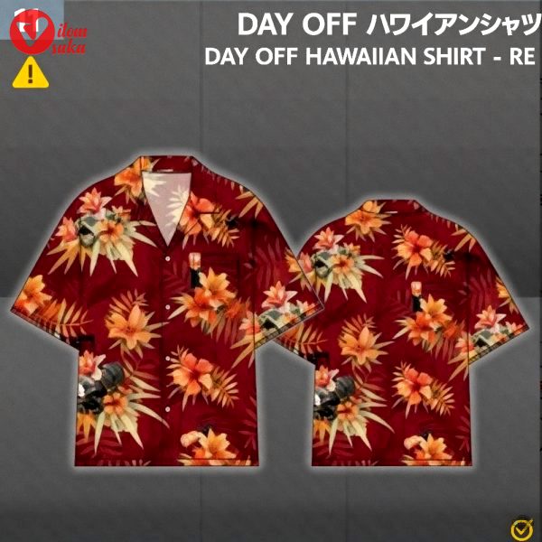 Tokyo game show tgs 2025 day off escape from tarkov hawaiian shirt red version