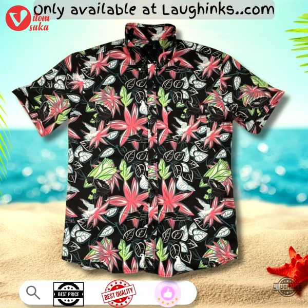 Tom ace roosevelts albino pigeon ace ventura spring floral hawaiian shirt aop replica
