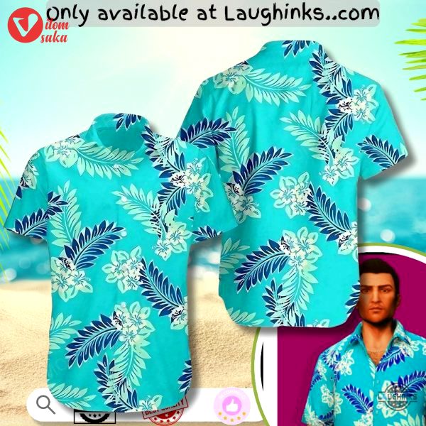 Tommy vercetti gta vice city aop hawaiian shirt