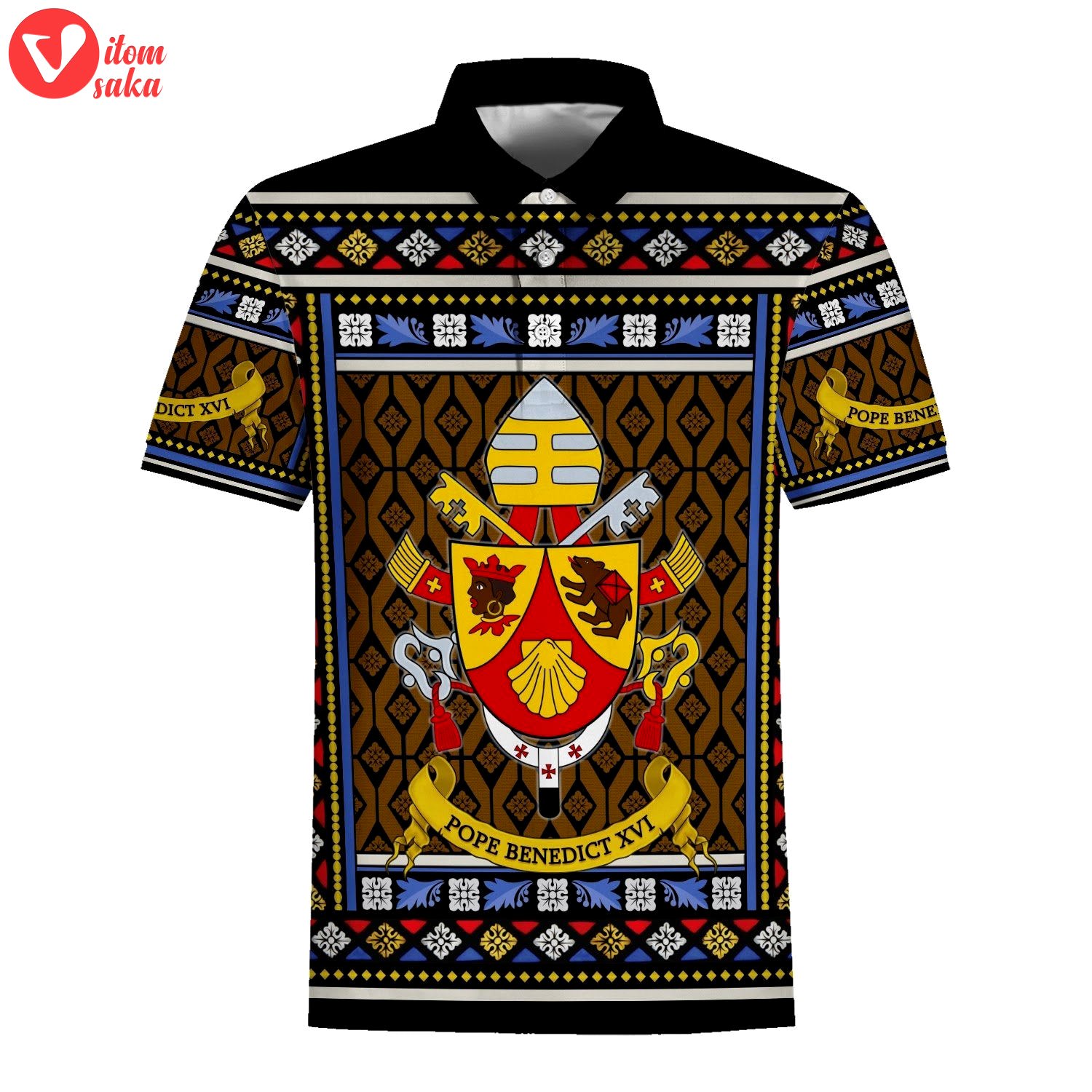 Tops pope benedict xvi coat of arms – stormmerch exclusive