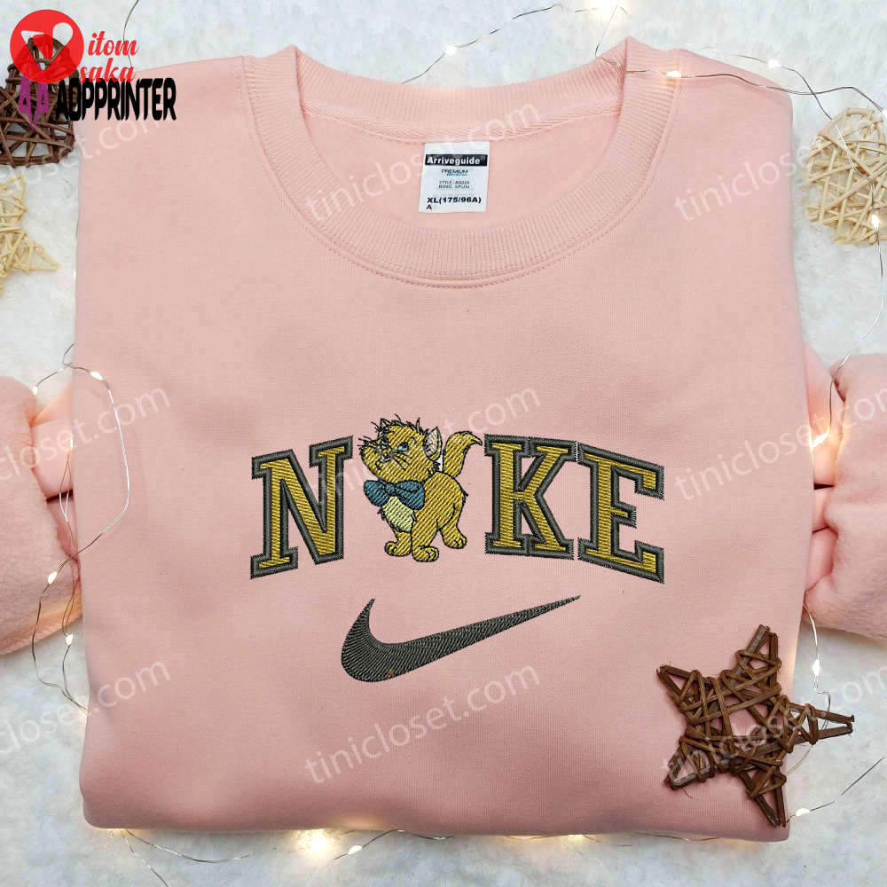 Toulouse x nike embroidered shirt: the aristocats custom design